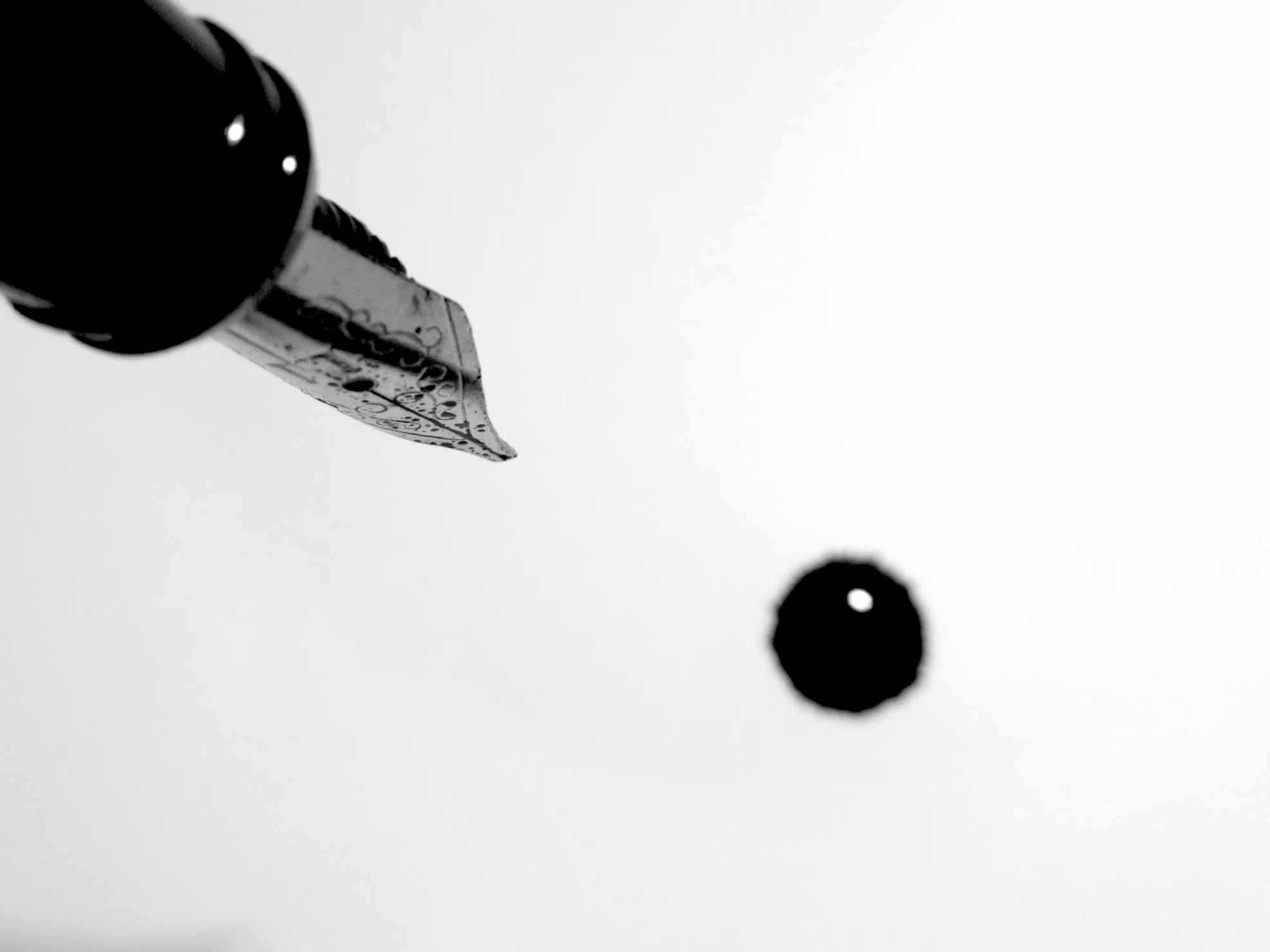 Writing with a quill